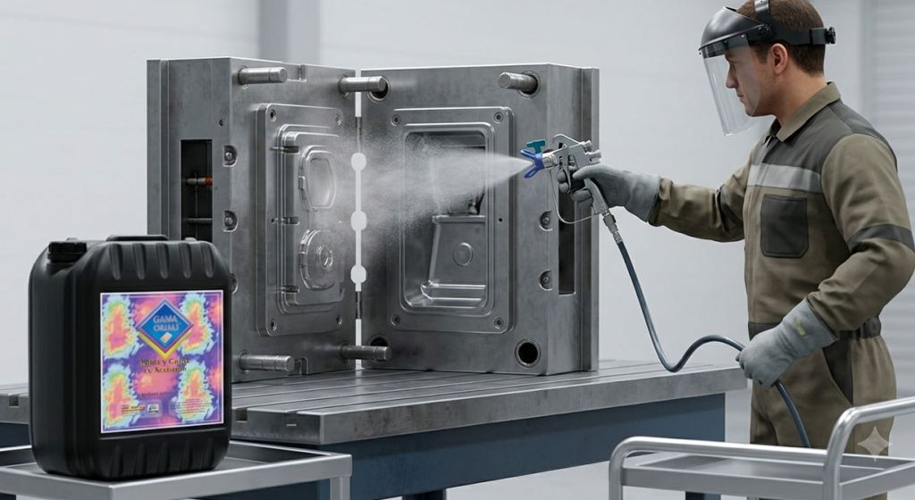Desmoldante Industrial de Silicón para Plásticos Inyectados
